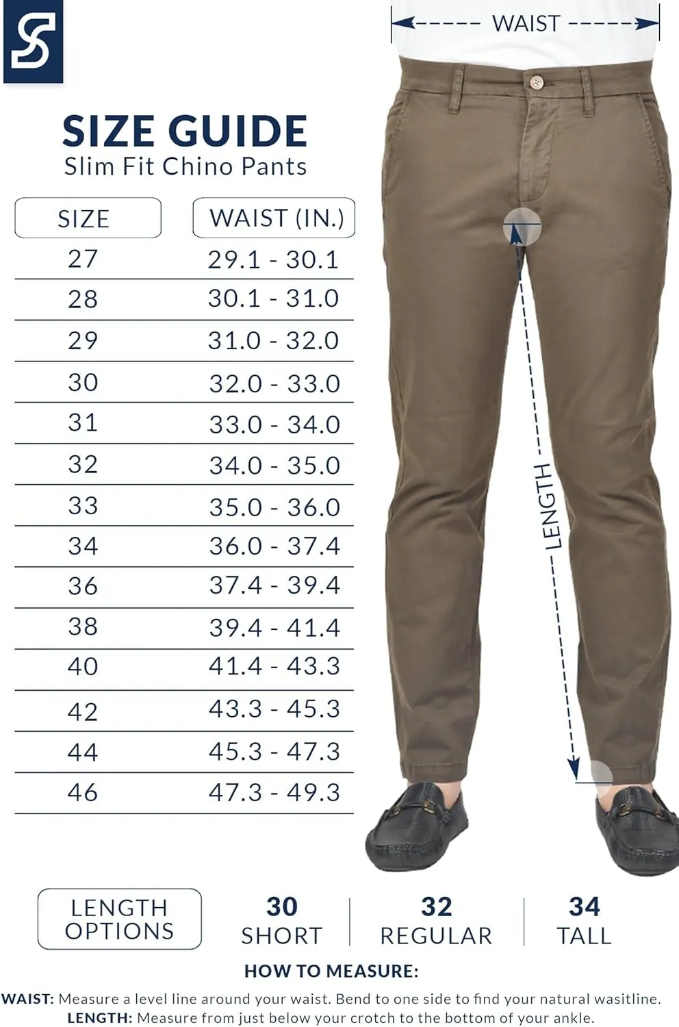 Soroor Slim Fit Chinos Pants Men - Stylish Mens Chinos Pants, Smart Casual Mens Khaki Pants | Stretch Twill Cotton Men Chino