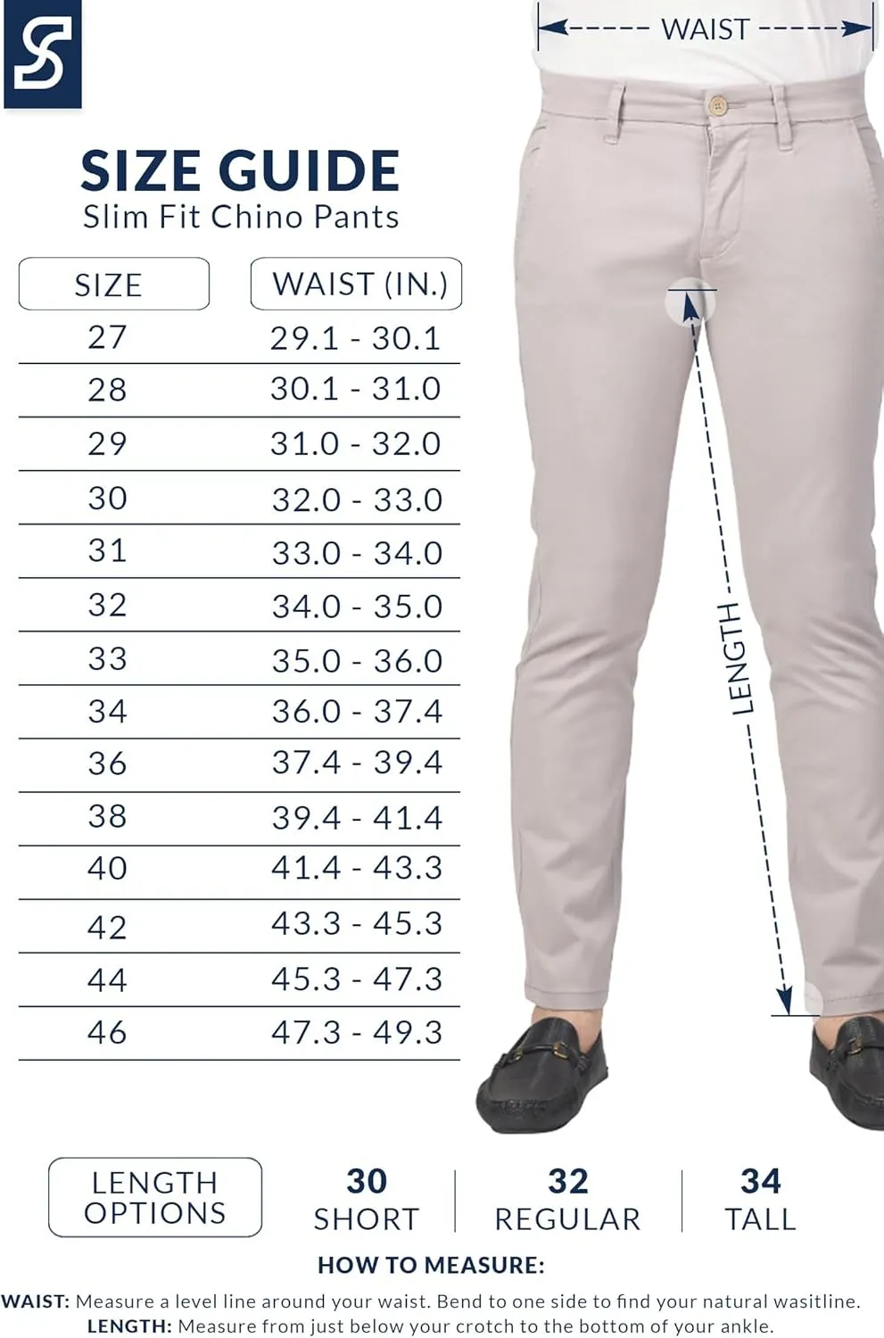 Soroor Slim Fit Chinos Pants Men - Stylish Mens Chinos Pants, Smart Casual Mens Khaki Pants | Stretch Twill Cotton Men Chino