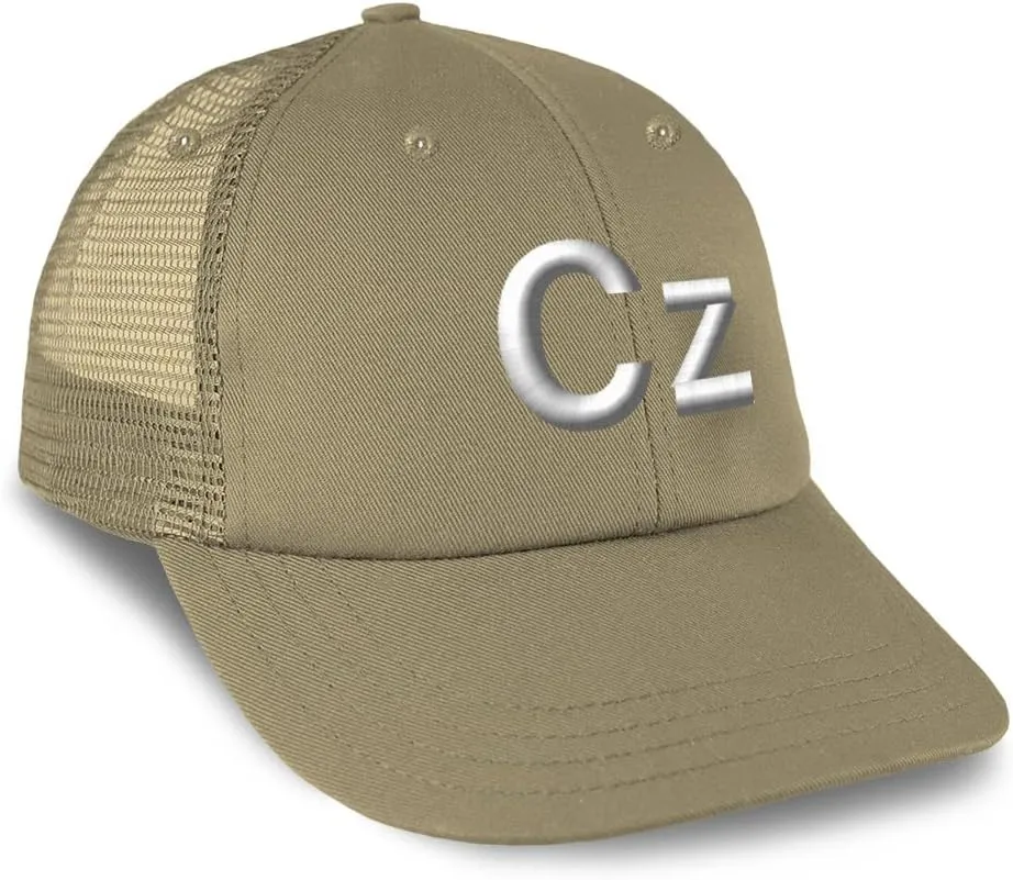 Speedy Pros Trucker Hat Baseball Cap Cz Letters Cotton Dad Hats for Men & Women