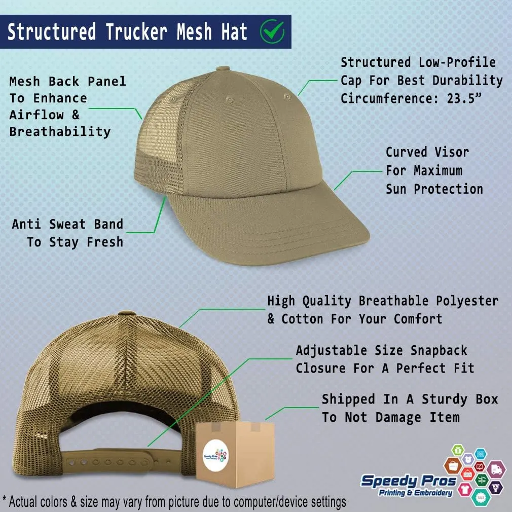 Speedy Pros Trucker Hat Baseball Cap Cz Letters Cotton Dad Hats for Men & Women