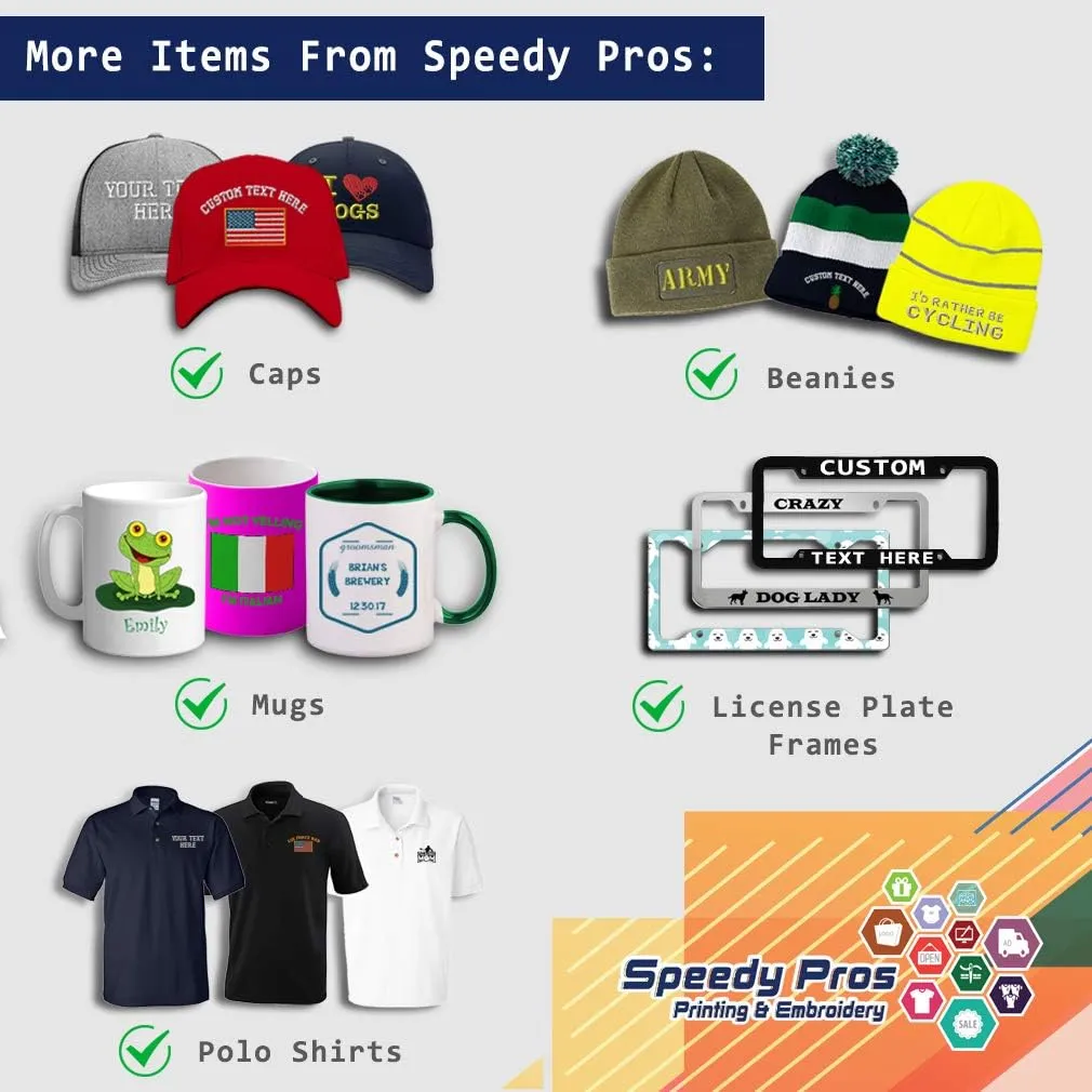 Speedy Pros Trucker Hat Baseball Cap Cz Letters Cotton Dad Hats for Men & Women
