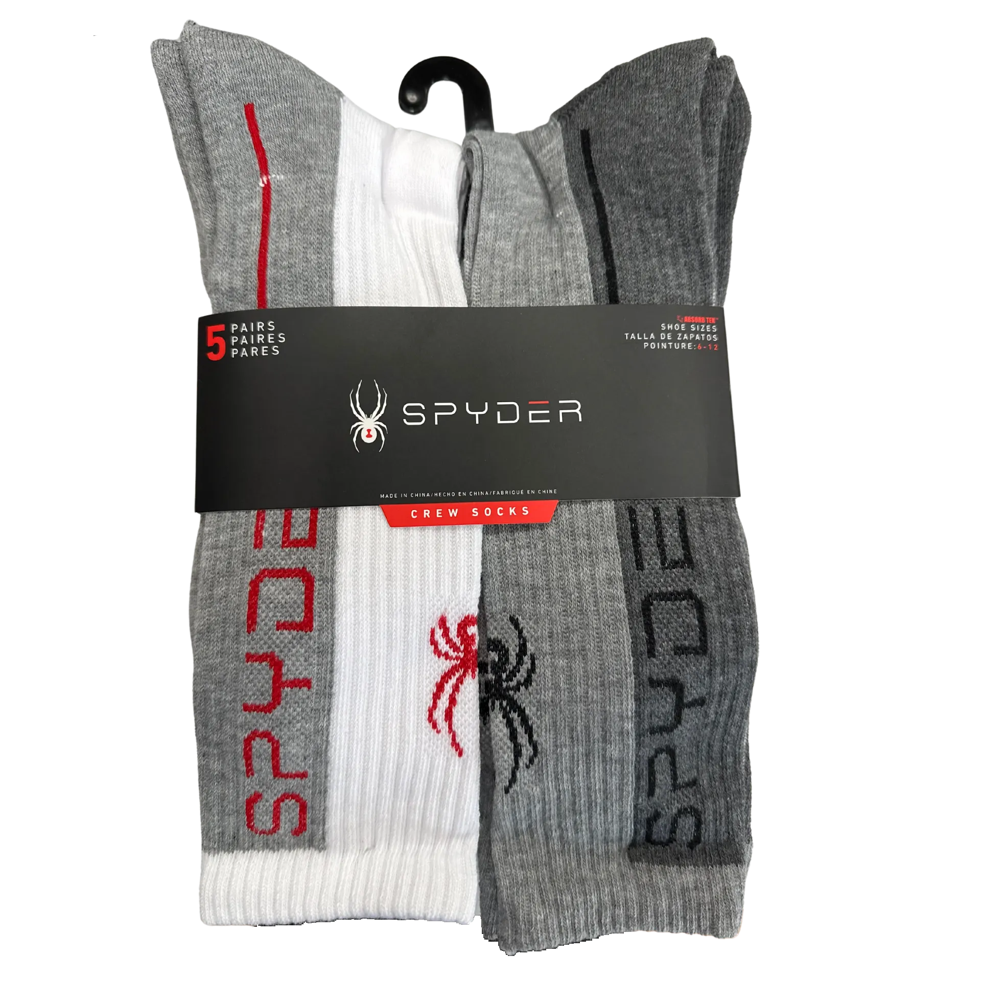 Spyder - Men's Crew Socks, Assorted