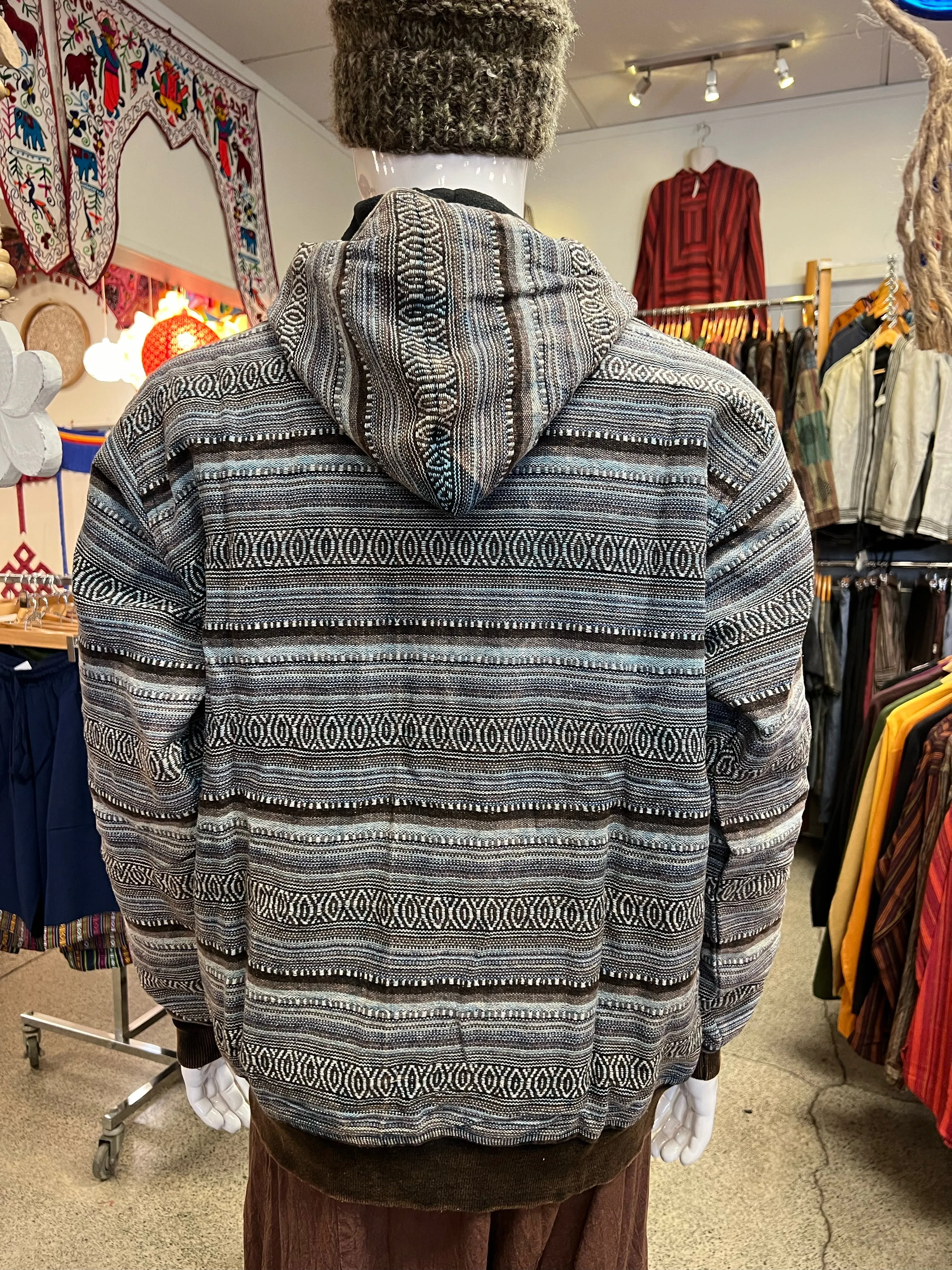 Stonewash Lined Zip Hoody