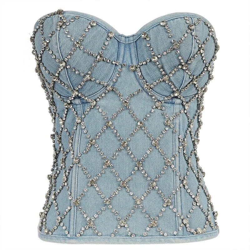 Strapless Vest Bustier