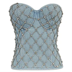 Strapless Vest Bustier