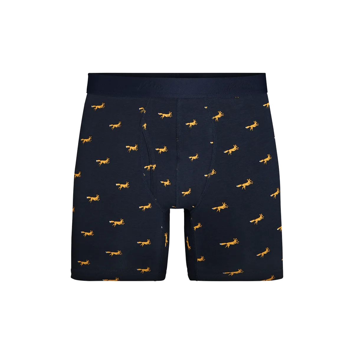 Stretch Cotton Boxer Brief w/ Fly | Foxes