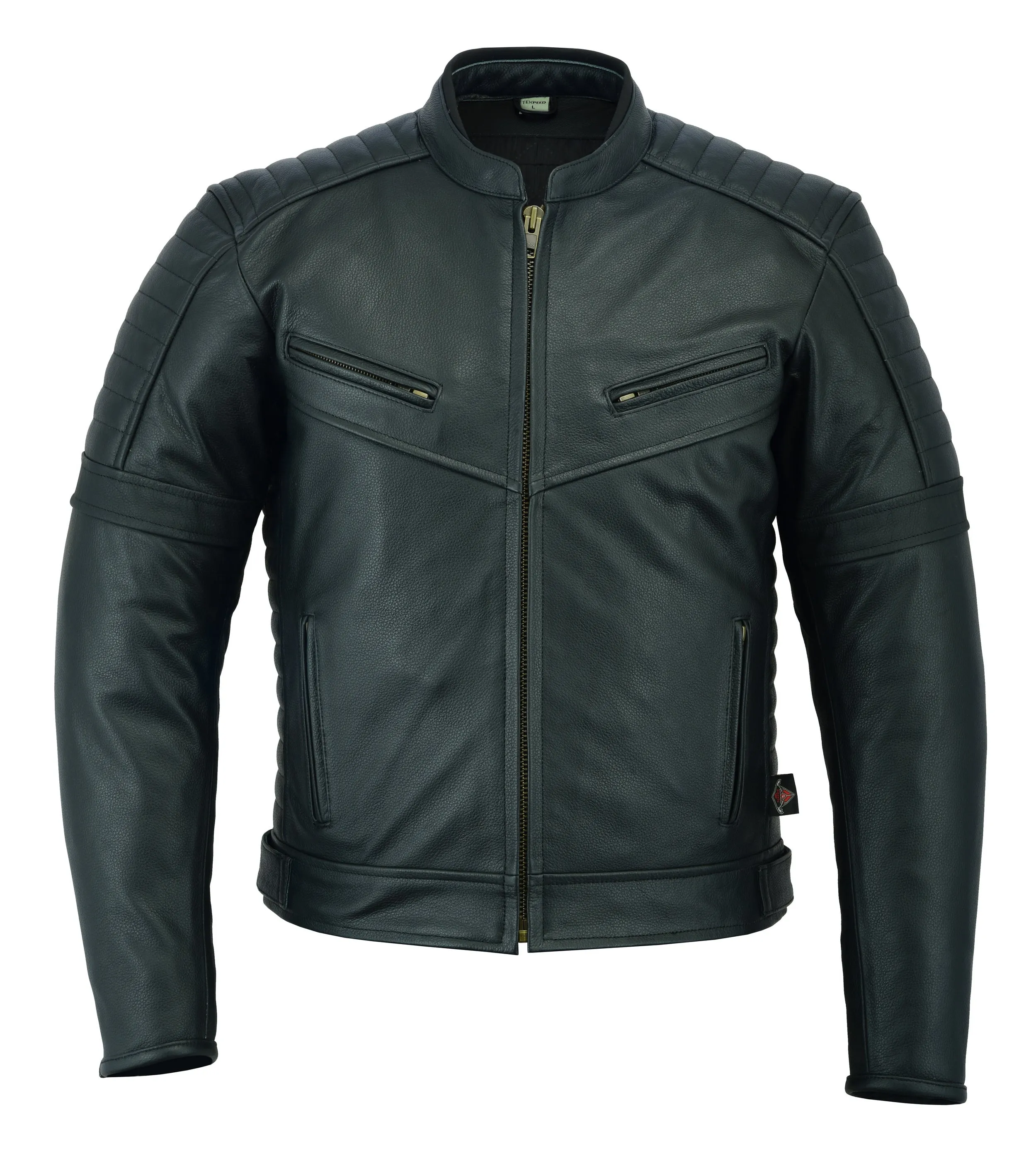 Sturgis Black Leather Motorcycle Jacket