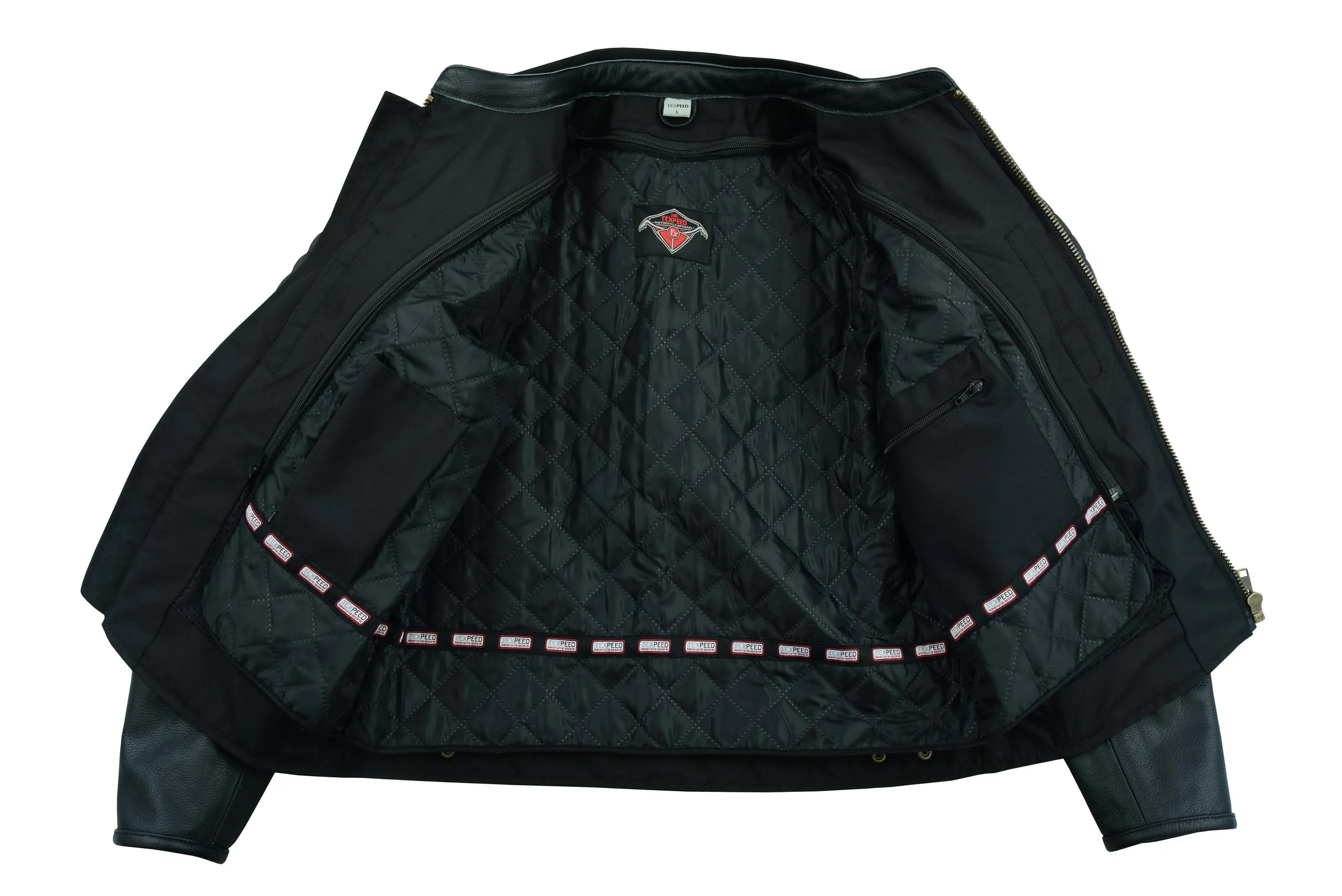 Sturgis Black Leather Motorcycle Jacket