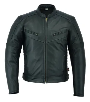 Sturgis Black Leather Motorcycle Jacket