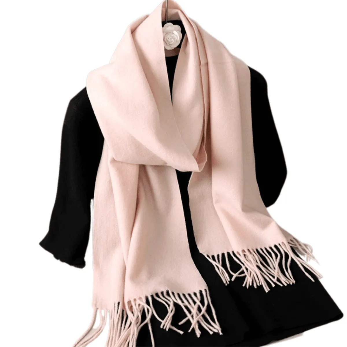 Stylish Scarves, Luxurious Cashmere Blend, Warm & Soft, Elegant Design, Lightweight, Versatile Use, Over 69in Length, 62 Colors
