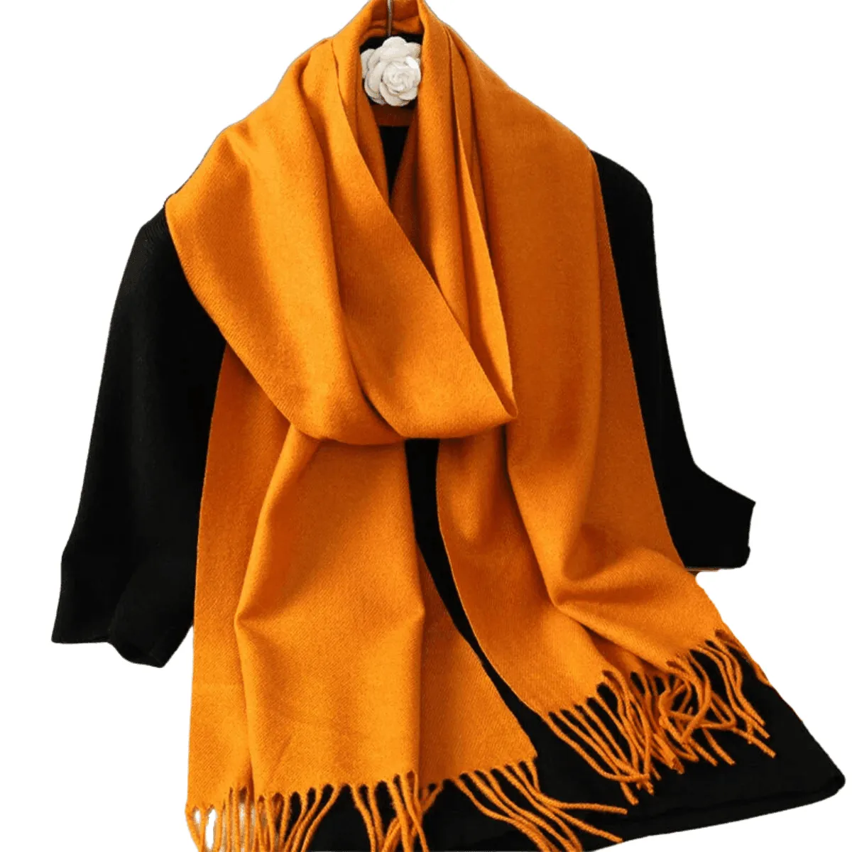 Stylish Scarves, Luxurious Cashmere Blend, Warm & Soft, Elegant Design, Lightweight, Versatile Use, Over 69in Length, 62 Colors