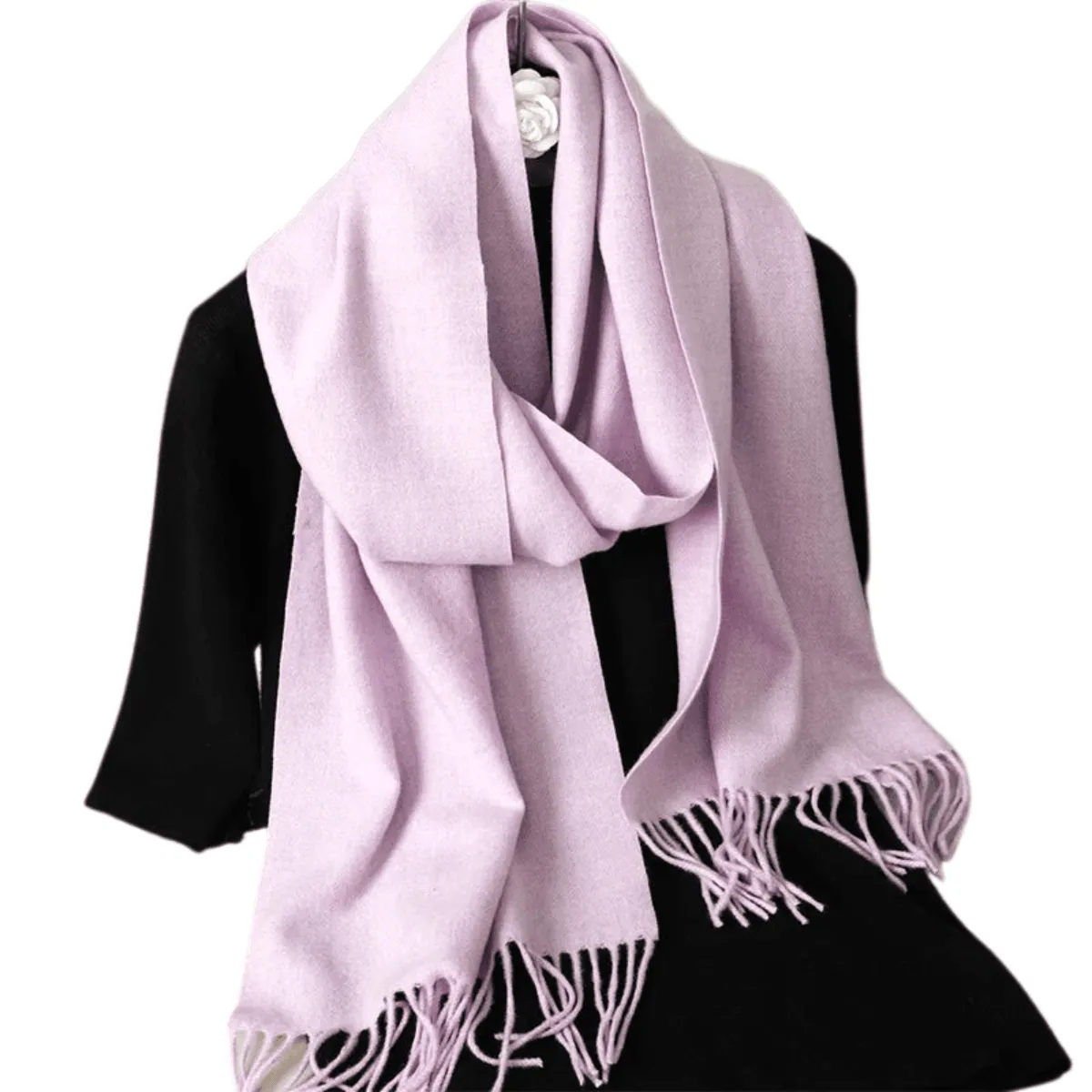 Stylish Scarves, Luxurious Cashmere Blend, Warm & Soft, Elegant Design, Lightweight, Versatile Use, Over 69in Length, 62 Colors