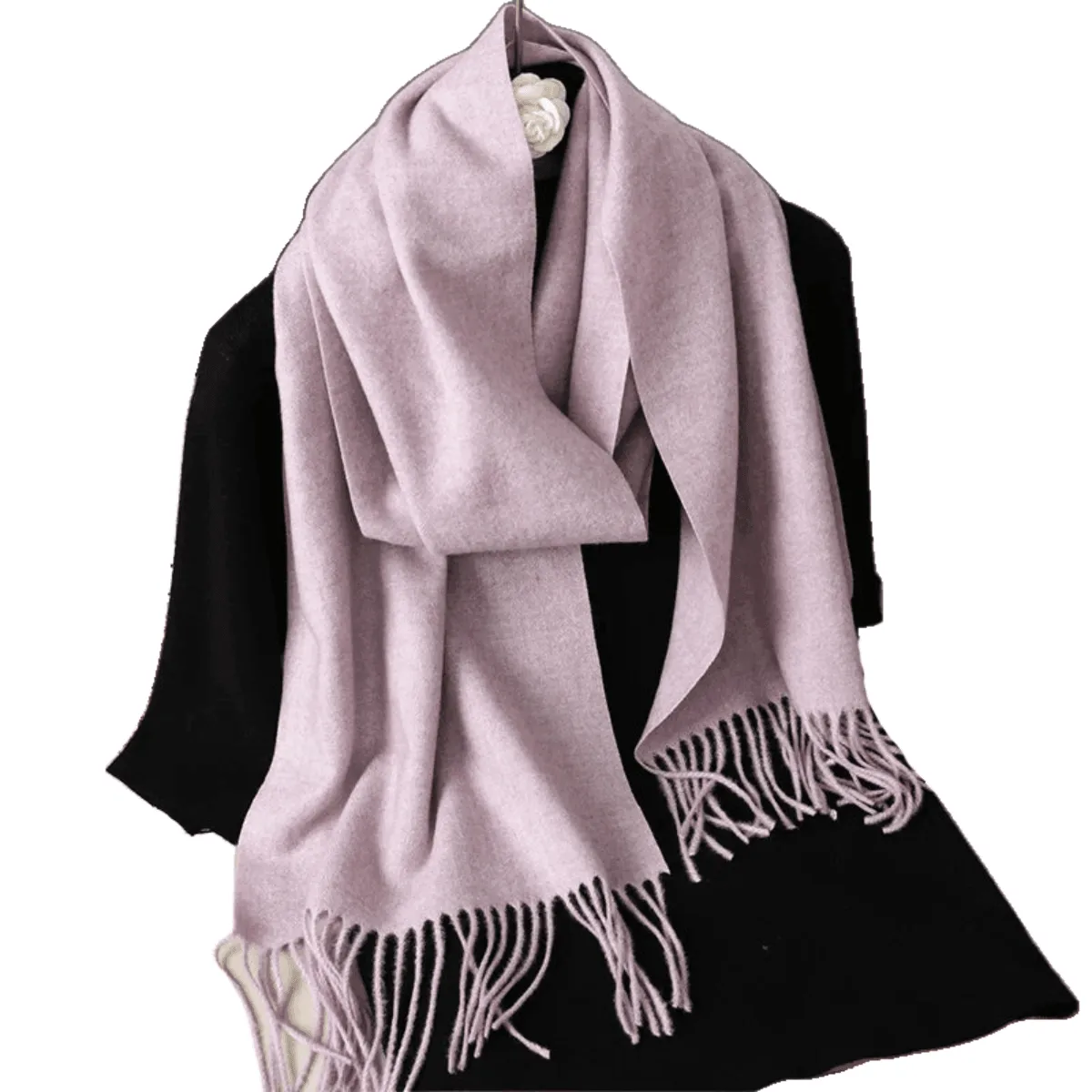 Stylish Scarves, Luxurious Cashmere Blend, Warm & Soft, Elegant Design, Lightweight, Versatile Use, Over 69in Length, 62 Colors