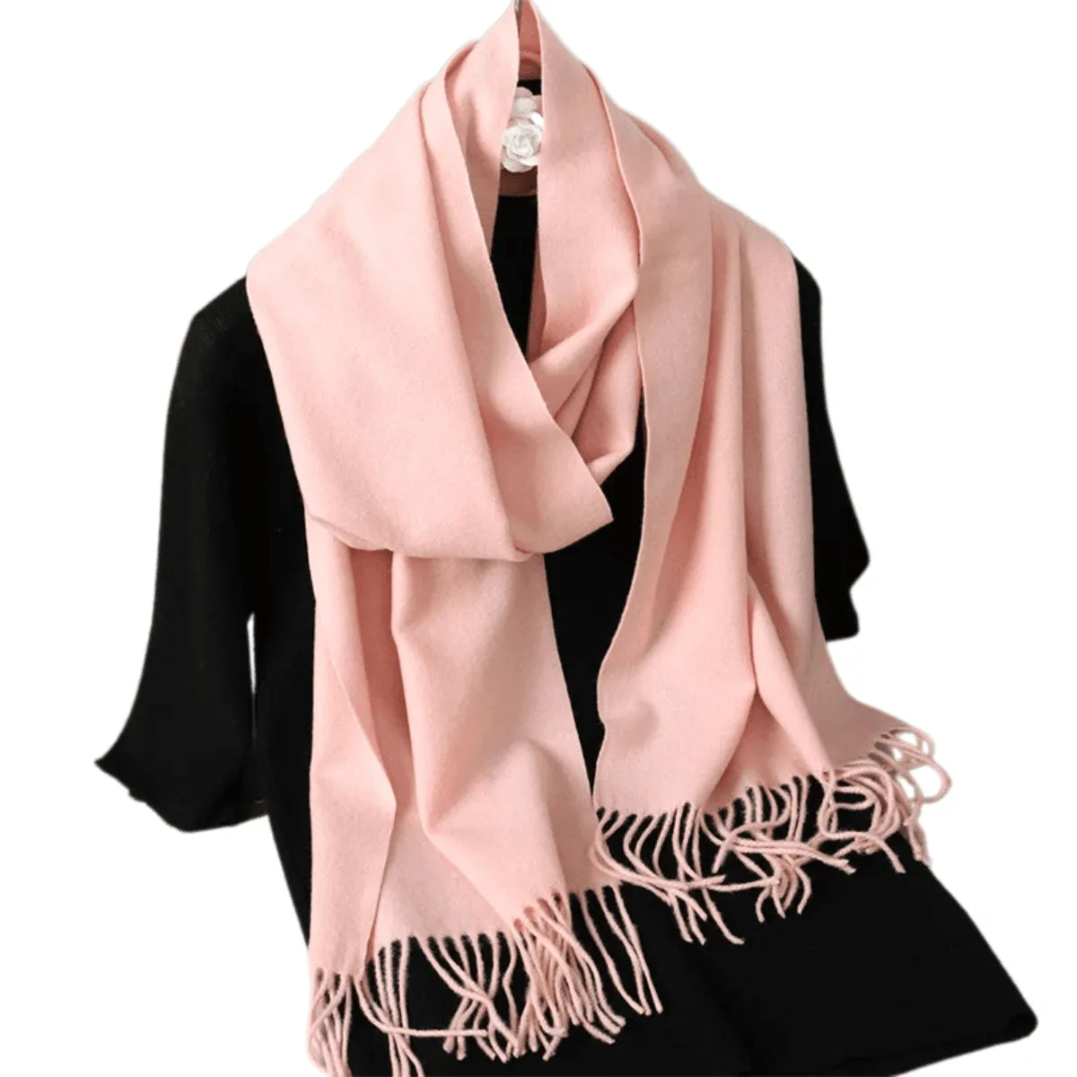 Stylish Scarves, Luxurious Cashmere Blend, Warm & Soft, Elegant Design, Lightweight, Versatile Use, Over 69in Length, 62 Colors