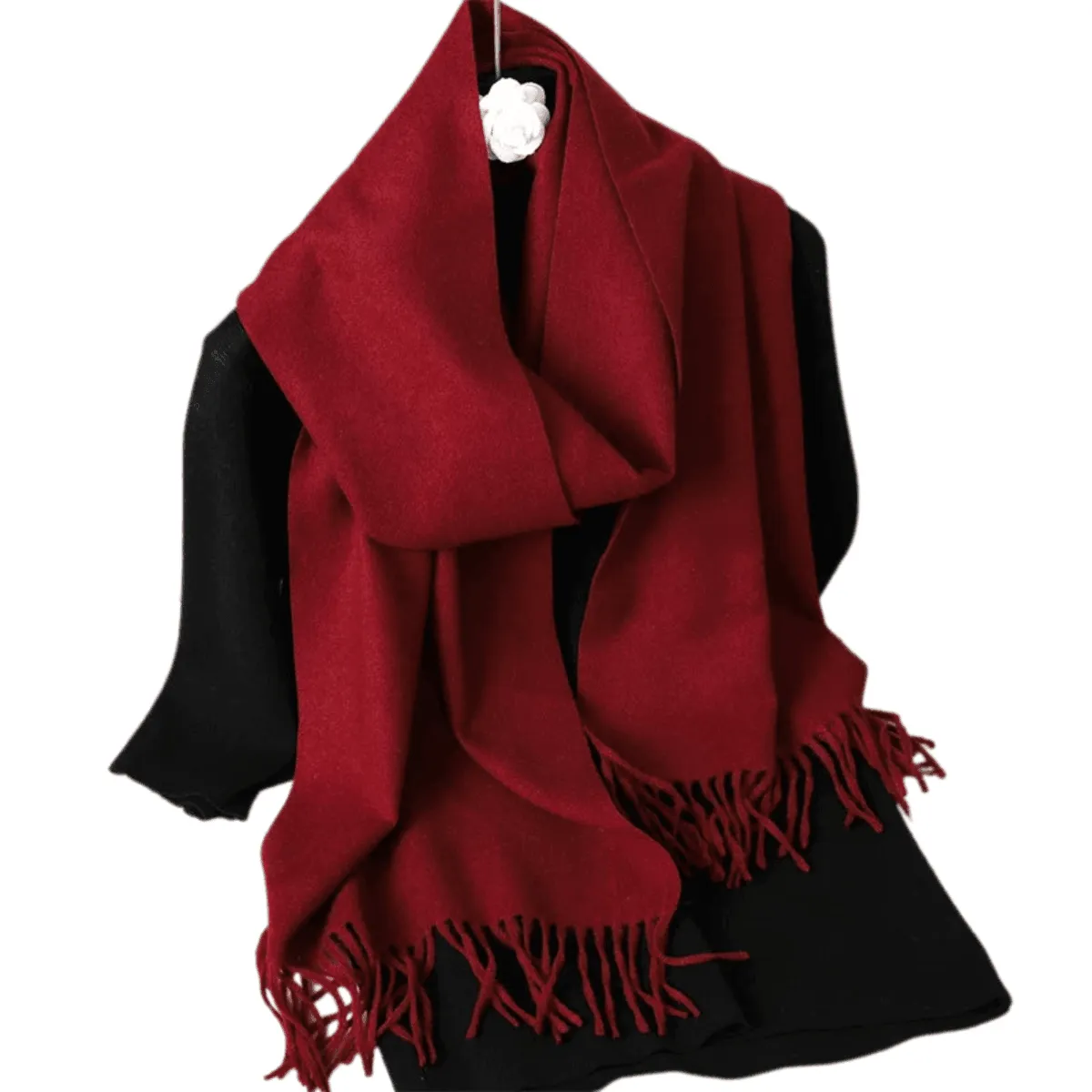 Stylish Scarves, Luxurious Cashmere Blend, Warm & Soft, Elegant Design, Lightweight, Versatile Use, Over 69in Length, 62 Colors