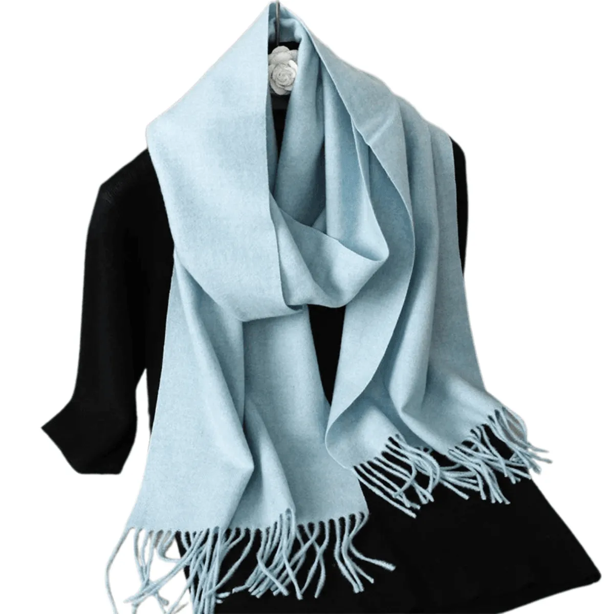 Stylish Scarves, Luxurious Cashmere Blend, Warm & Soft, Elegant Design, Lightweight, Versatile Use, Over 69in Length, 62 Colors