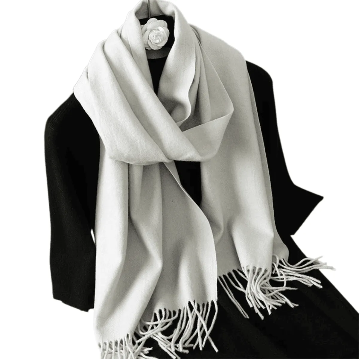 Stylish Scarves, Luxurious Cashmere Blend, Warm & Soft, Elegant Design, Lightweight, Versatile Use, Over 69in Length, 62 Colors