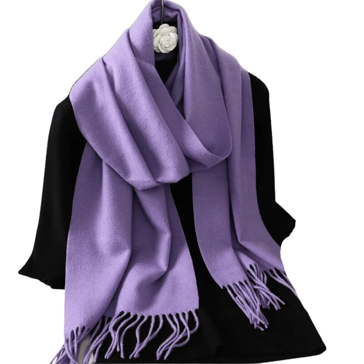 Stylish Scarves, Luxurious Cashmere Blend, Warm & Soft, Elegant Design, Lightweight, Versatile Use, Over 69in Length, 62 Colors