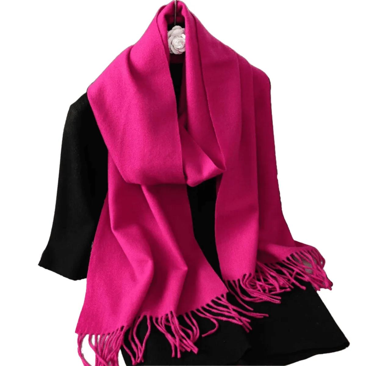 Stylish Scarves, Luxurious Cashmere Blend, Warm & Soft, Elegant Design, Lightweight, Versatile Use, Over 69in Length, 62 Colors
