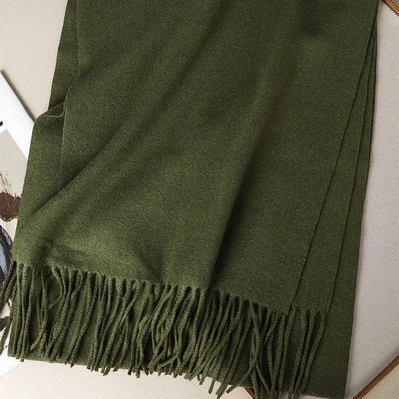 Stylish Scarves, Luxurious Cashmere Blend, Warm & Soft, Elegant Design, Lightweight, Versatile Use, Over 69in Length, 62 Colors