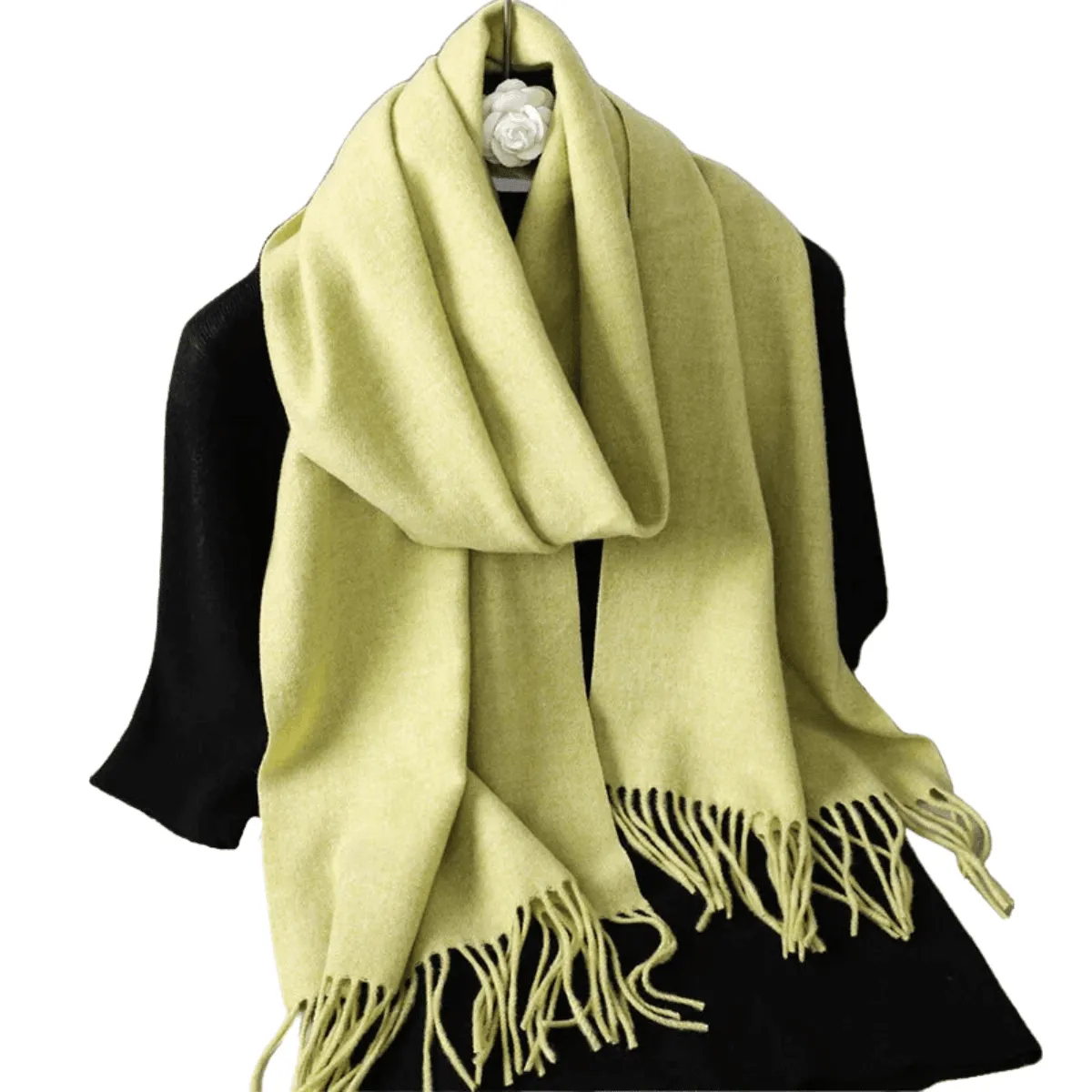 Stylish Scarves, Luxurious Cashmere Blend, Warm & Soft, Elegant Design, Lightweight, Versatile Use, Over 69in Length, 62 Colors