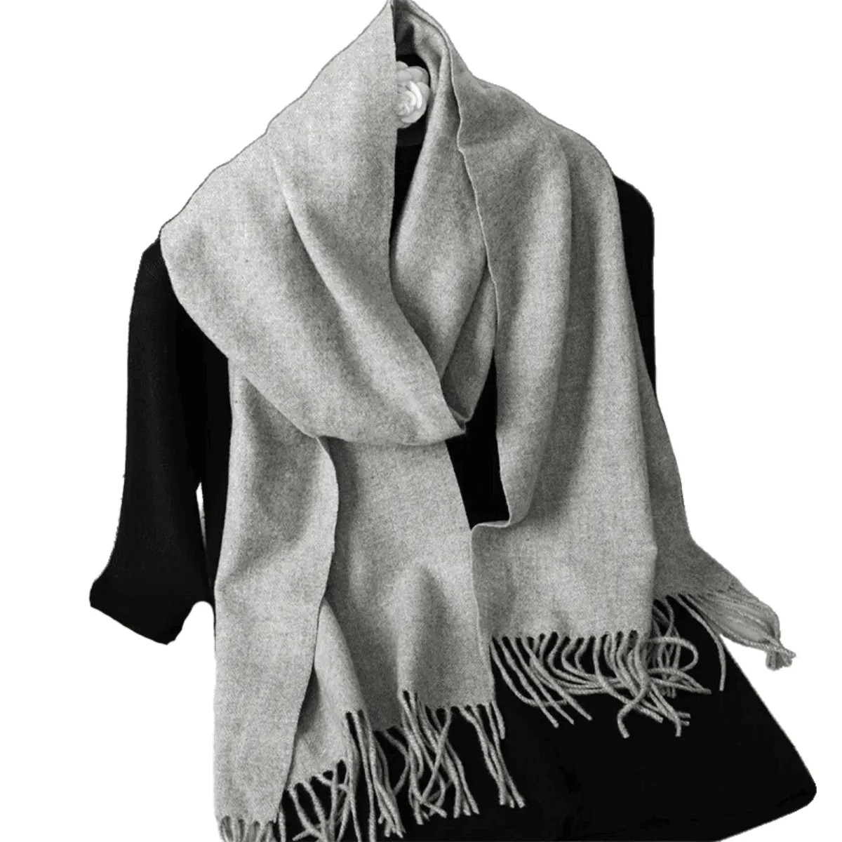 Stylish Scarves, Luxurious Cashmere Blend, Warm & Soft, Elegant Design, Lightweight, Versatile Use, Over 69in Length, 62 Colors