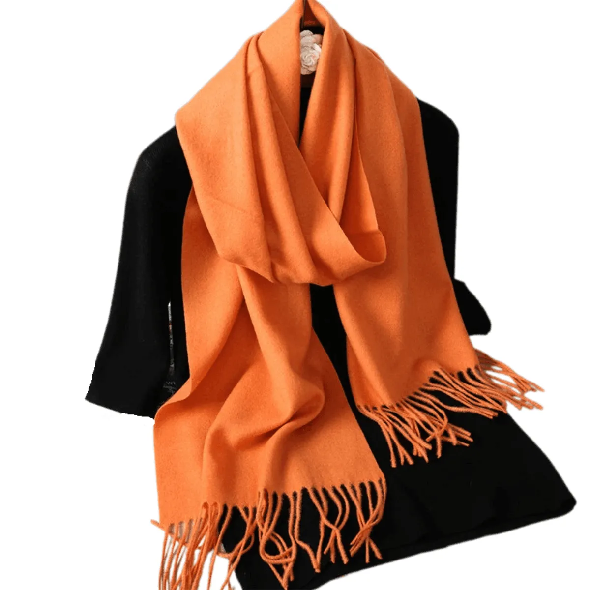 Stylish Scarves, Luxurious Cashmere Blend, Warm & Soft, Elegant Design, Lightweight, Versatile Use, Over 69in Length, 62 Colors