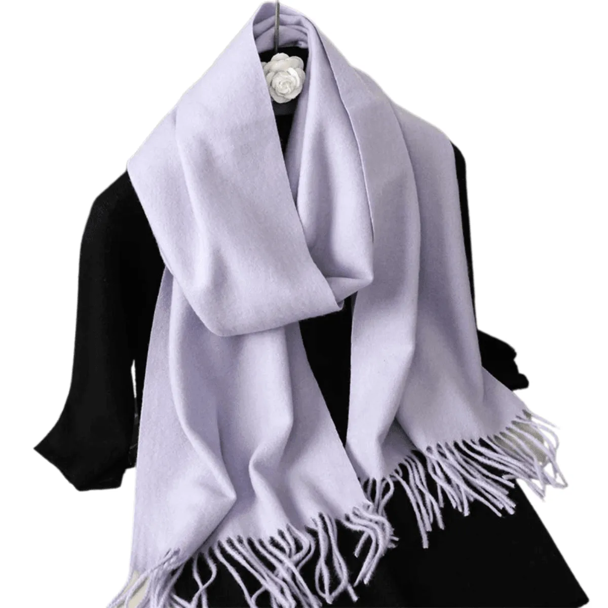 Stylish Scarves, Luxurious Cashmere Blend, Warm & Soft, Elegant Design, Lightweight, Versatile Use, Over 69in Length, 62 Colors