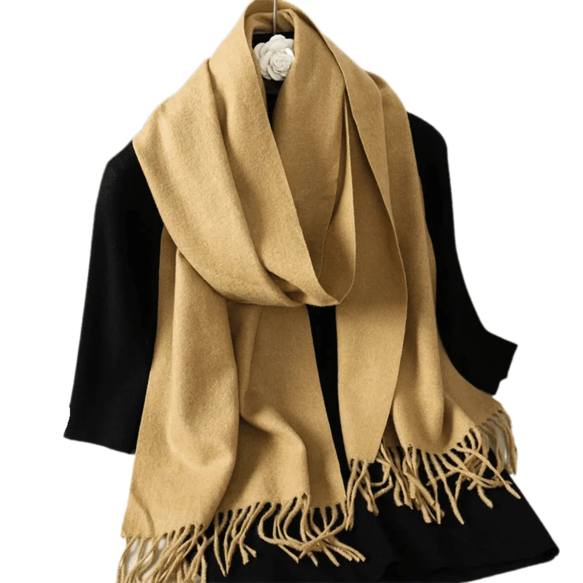 Stylish Scarves, Luxurious Cashmere Blend, Warm & Soft, Elegant Design, Lightweight, Versatile Use, Over 69in Length, 62 Colors