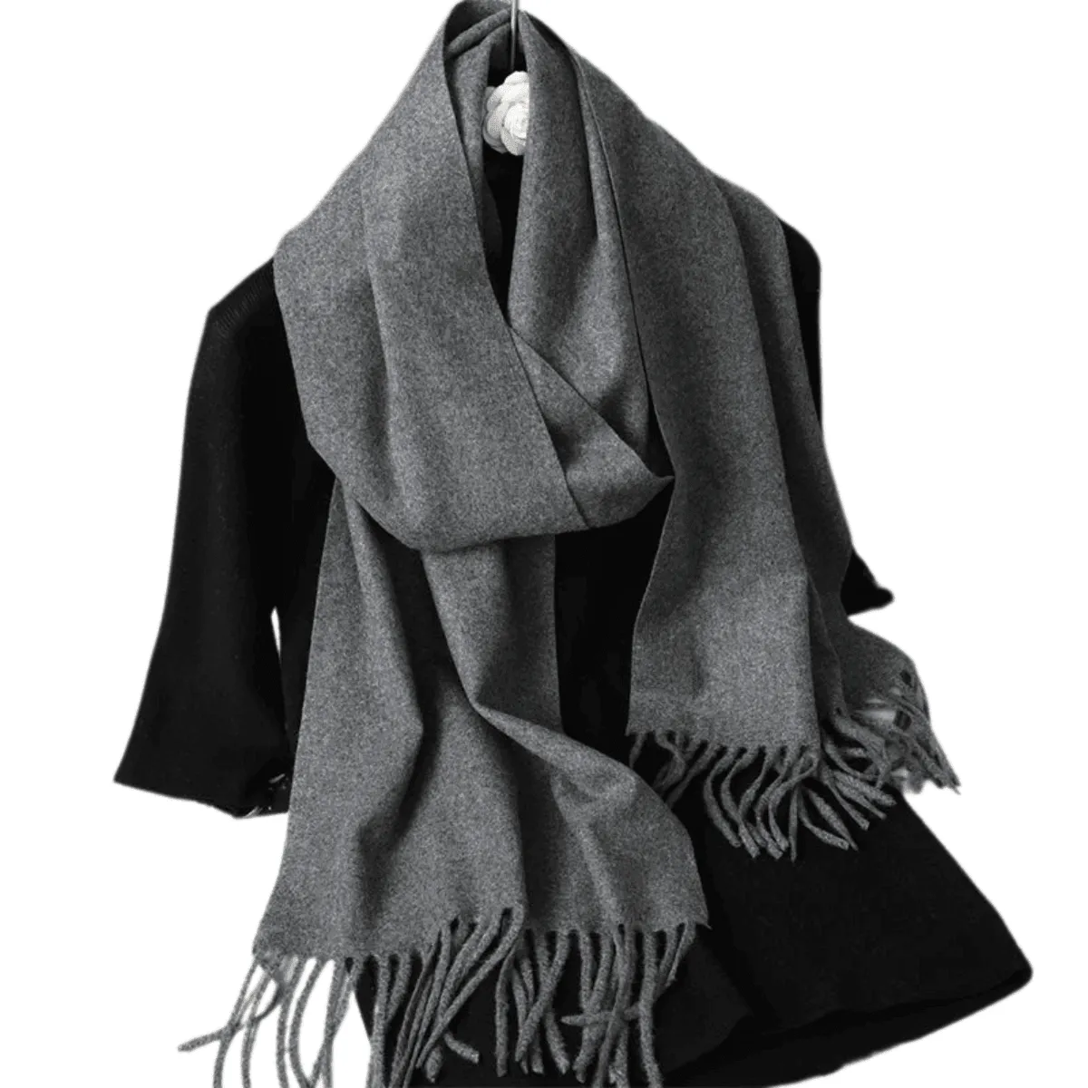 Stylish Scarves, Luxurious Cashmere Blend, Warm & Soft, Elegant Design, Lightweight, Versatile Use, Over 69in Length, 62 Colors