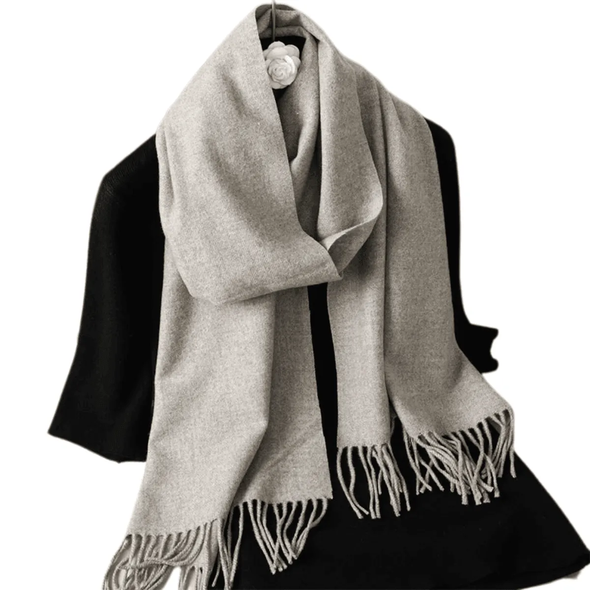 Stylish Scarves, Luxurious Cashmere Blend, Warm & Soft, Elegant Design, Lightweight, Versatile Use, Over 69in Length, 62 Colors