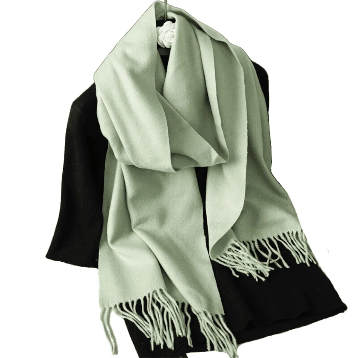 Stylish Scarves, Luxurious Cashmere Blend, Warm & Soft, Elegant Design, Lightweight, Versatile Use, Over 69in Length, 62 Colors