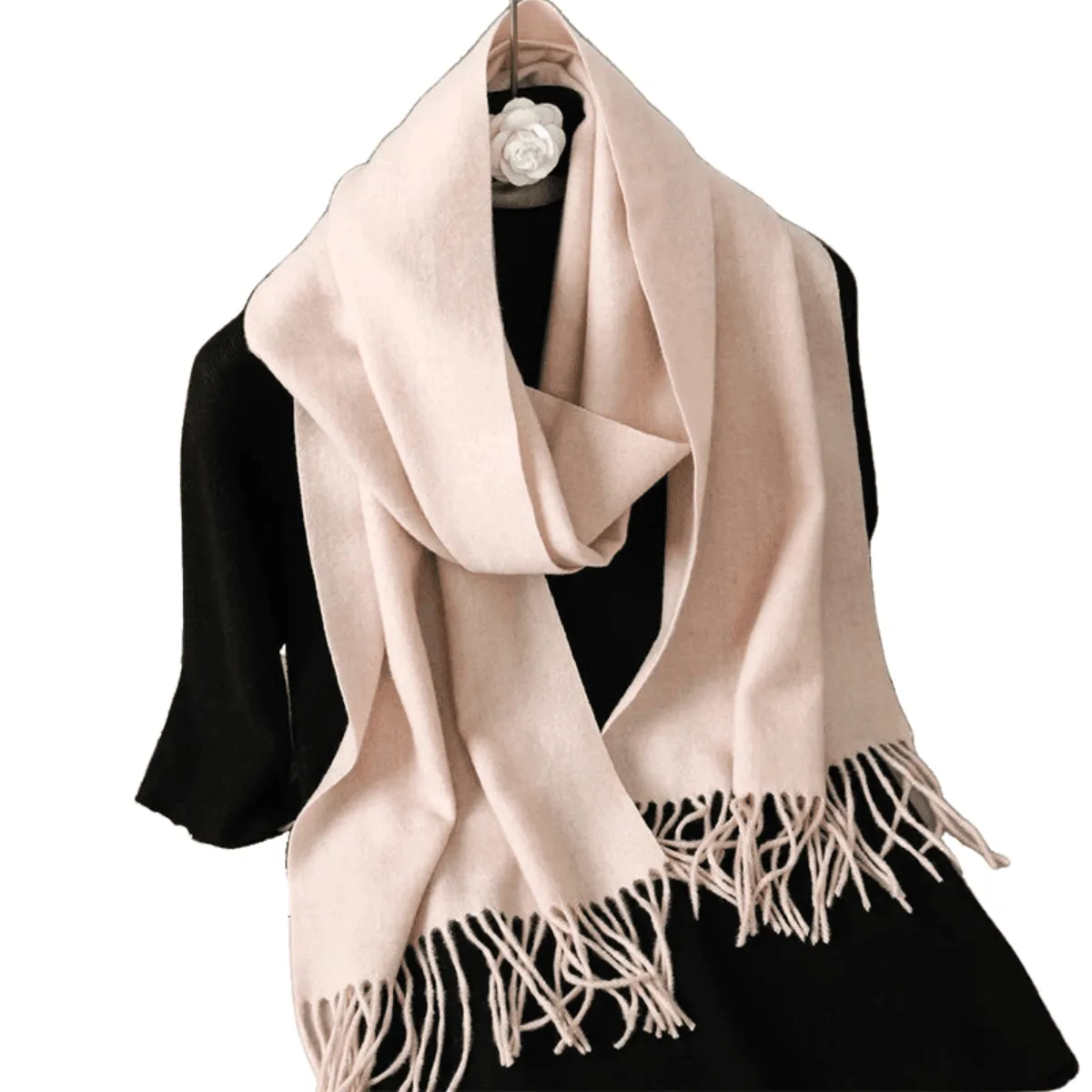 Stylish Scarves, Luxurious Cashmere Blend, Warm & Soft, Elegant Design, Lightweight, Versatile Use, Over 69in Length, 62 Colors