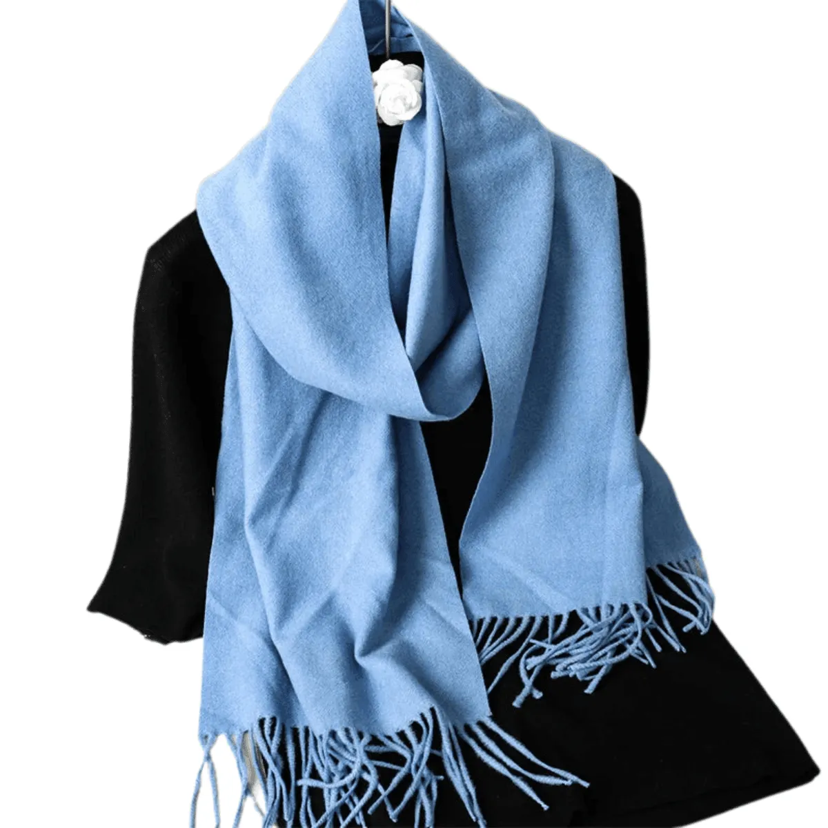 Stylish Scarves, Luxurious Cashmere Blend, Warm & Soft, Elegant Design, Lightweight, Versatile Use, Over 69in Length, 62 Colors