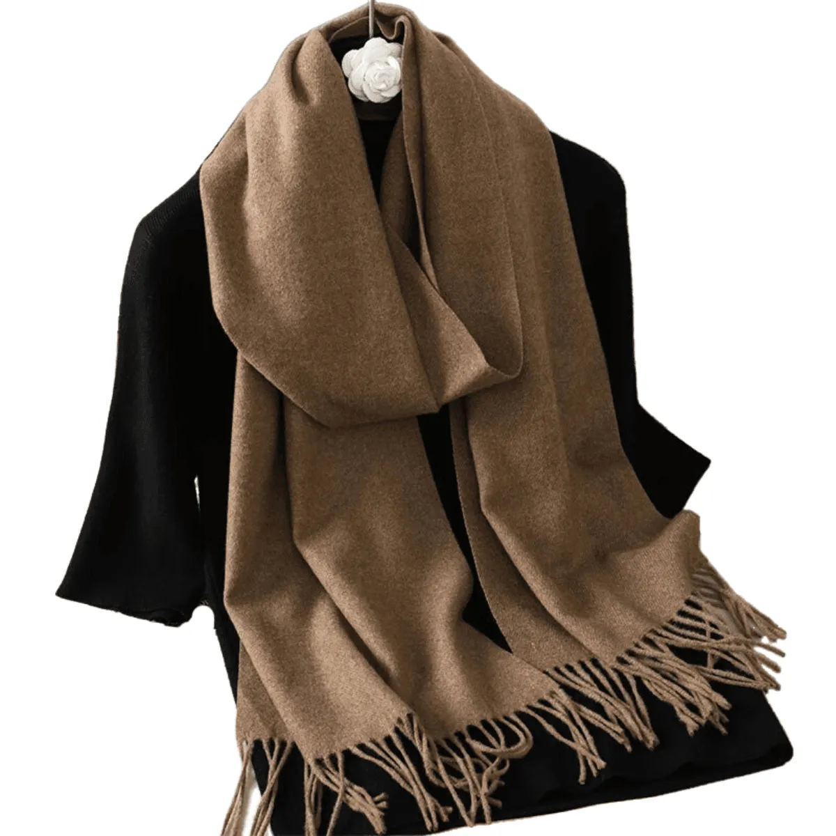 Stylish Scarves, Luxurious Cashmere Blend, Warm & Soft, Elegant Design, Lightweight, Versatile Use, Over 69in Length, 62 Colors