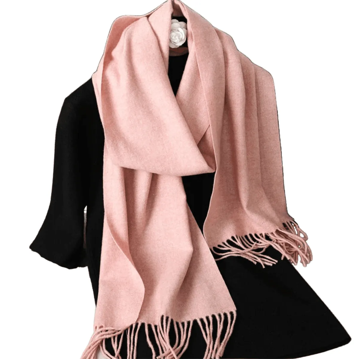 Stylish Scarves, Luxurious Cashmere Blend, Warm & Soft, Elegant Design, Lightweight, Versatile Use, Over 69in Length, 62 Colors