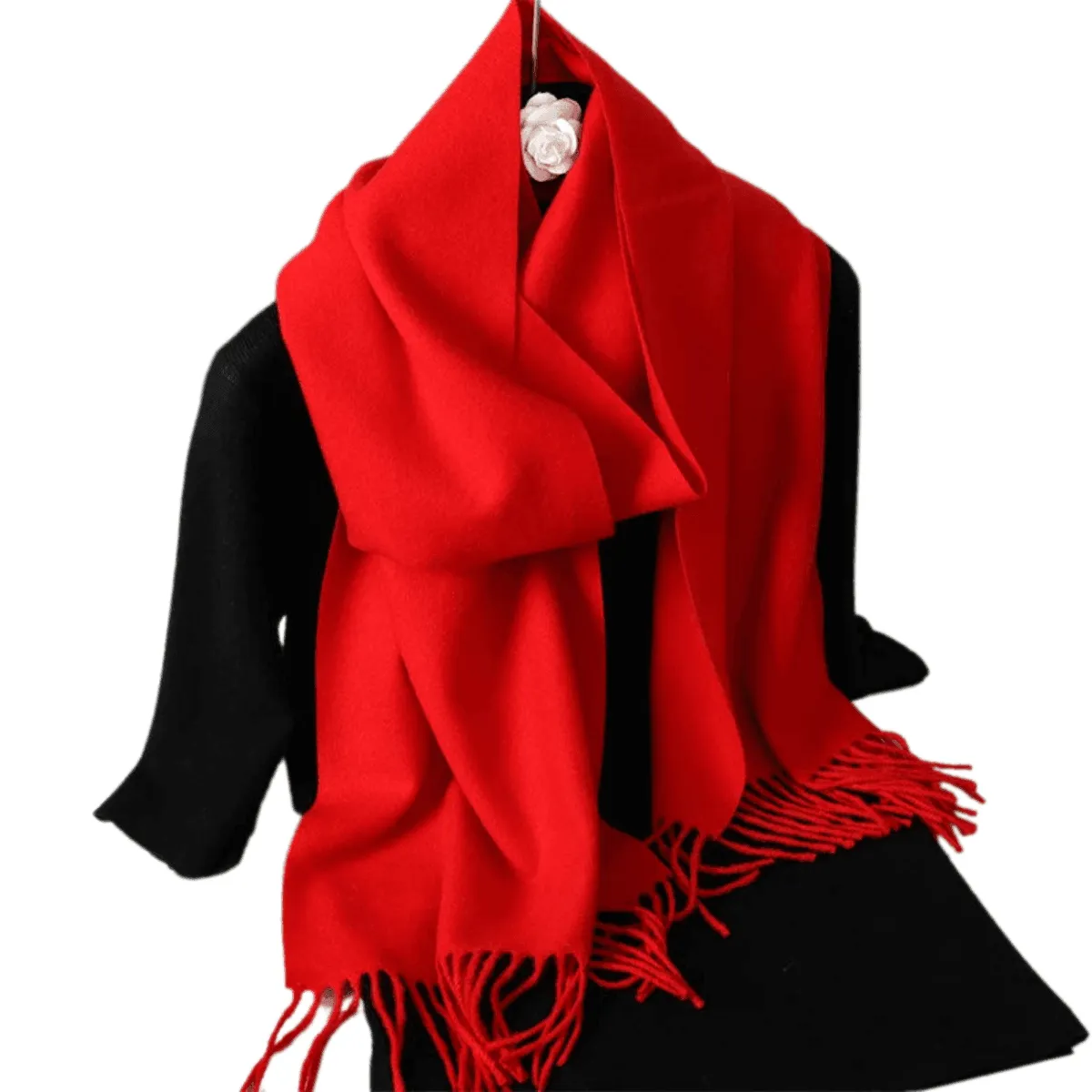 Stylish Scarves, Luxurious Cashmere Blend, Warm & Soft, Elegant Design, Lightweight, Versatile Use, Over 69in Length, 62 Colors