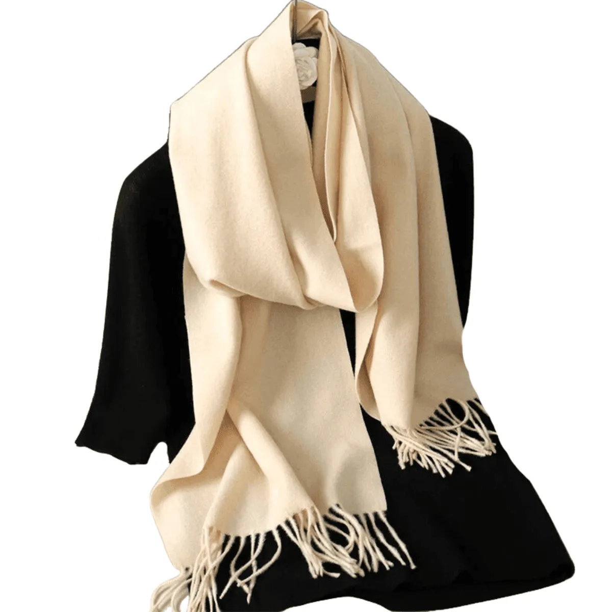 Stylish Scarves, Luxurious Cashmere Blend, Warm & Soft, Elegant Design, Lightweight, Versatile Use, Over 69in Length, 62 Colors