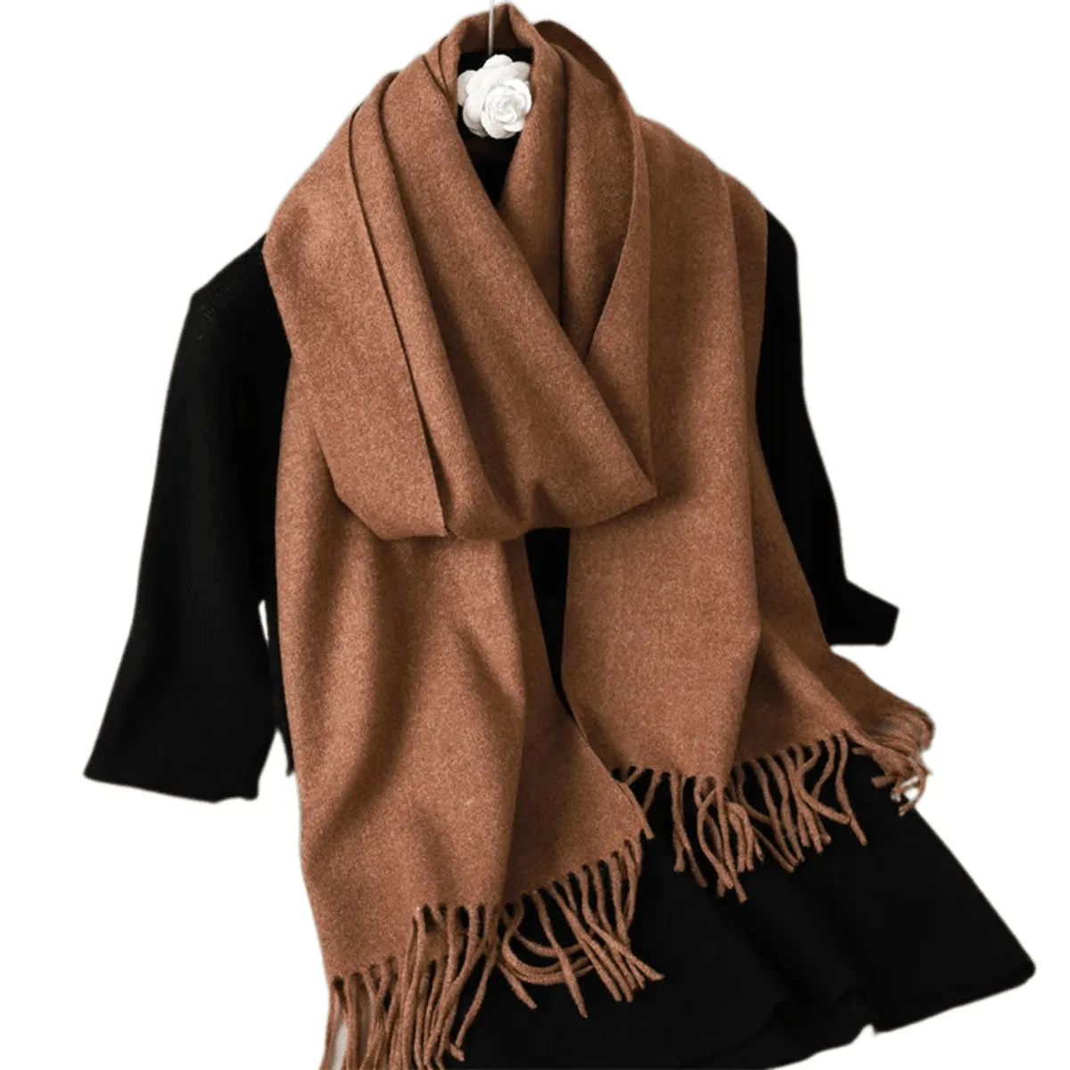 Stylish Scarves, Luxurious Cashmere Blend, Warm & Soft, Elegant Design, Lightweight, Versatile Use, Over 69in Length, 62 Colors