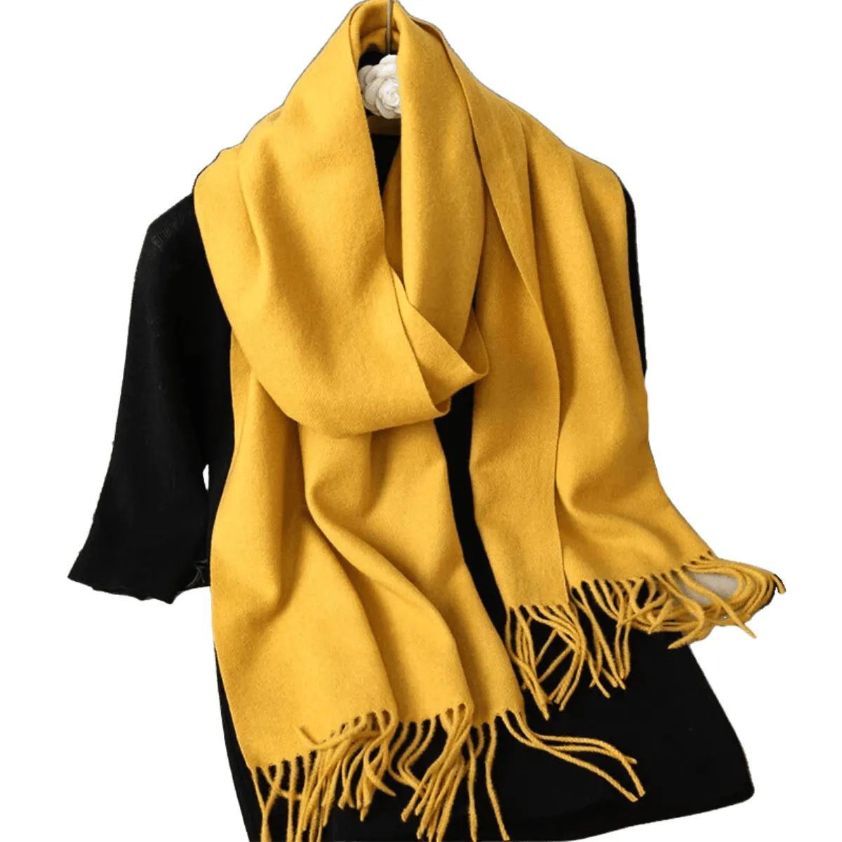 Stylish Scarves, Luxurious Cashmere Blend, Warm & Soft, Elegant Design, Lightweight, Versatile Use, Over 69in Length, 62 Colors