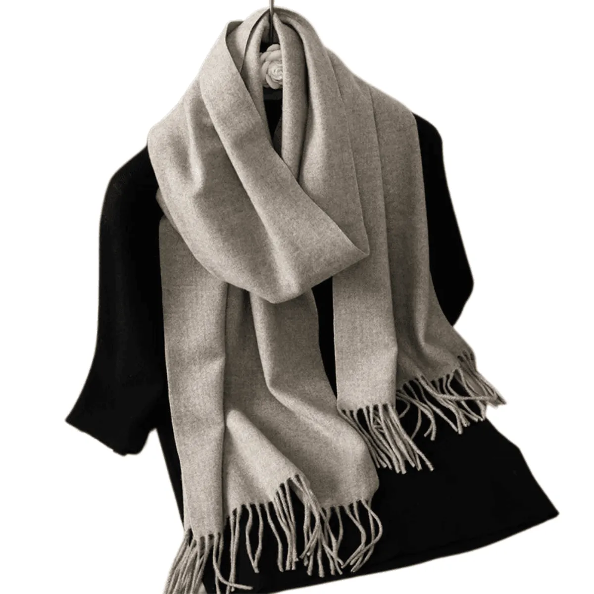 Stylish Scarves, Luxurious Cashmere Blend, Warm & Soft, Elegant Design, Lightweight, Versatile Use, Over 69in Length, 62 Colors