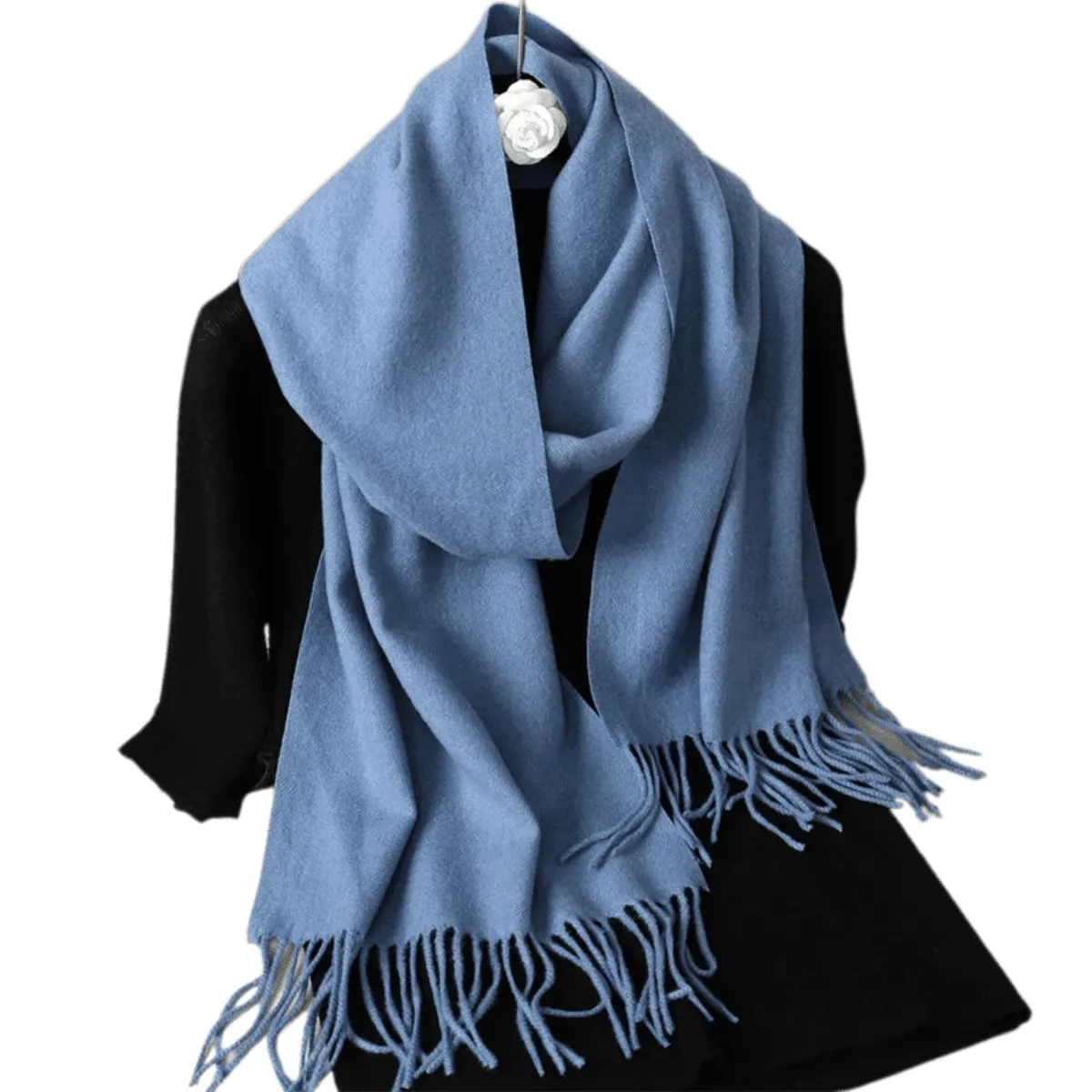 Stylish Scarves, Luxurious Cashmere Blend, Warm & Soft, Elegant Design, Lightweight, Versatile Use, Over 69in Length, 62 Colors
