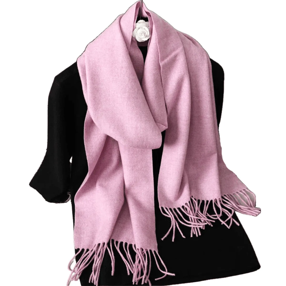 Stylish Scarves, Luxurious Cashmere Blend, Warm & Soft, Elegant Design, Lightweight, Versatile Use, Over 69in Length, 62 Colors