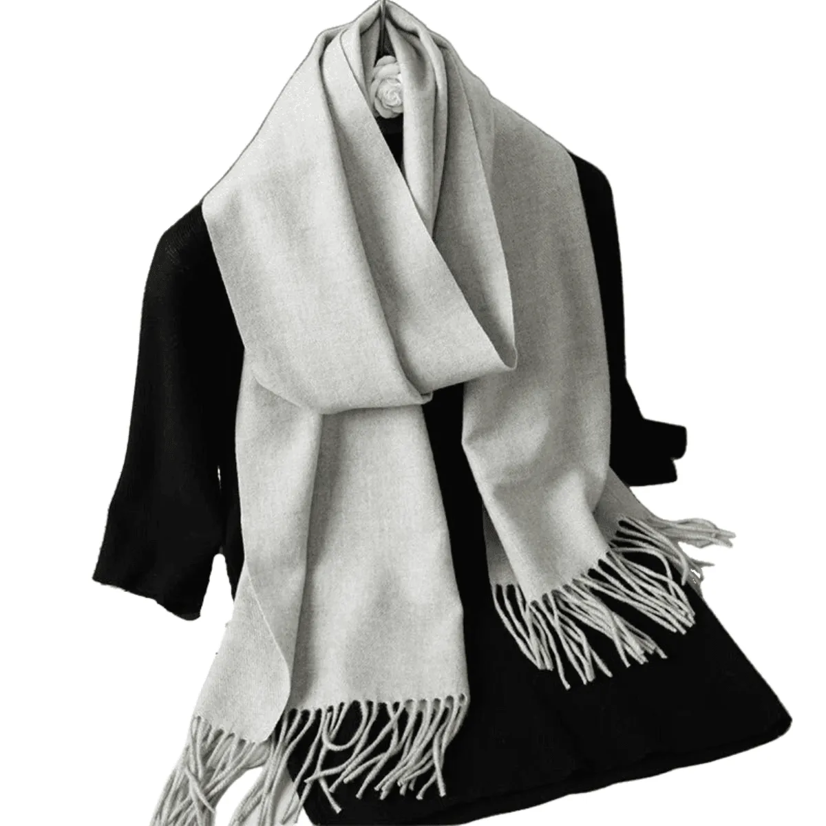 Stylish Scarves, Luxurious Cashmere Blend, Warm & Soft, Elegant Design, Lightweight, Versatile Use, Over 69in Length, 62 Colors