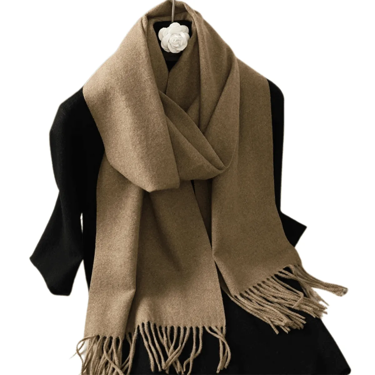 Stylish Scarves, Luxurious Cashmere Blend, Warm & Soft, Elegant Design, Lightweight, Versatile Use, Over 69in Length, 62 Colors