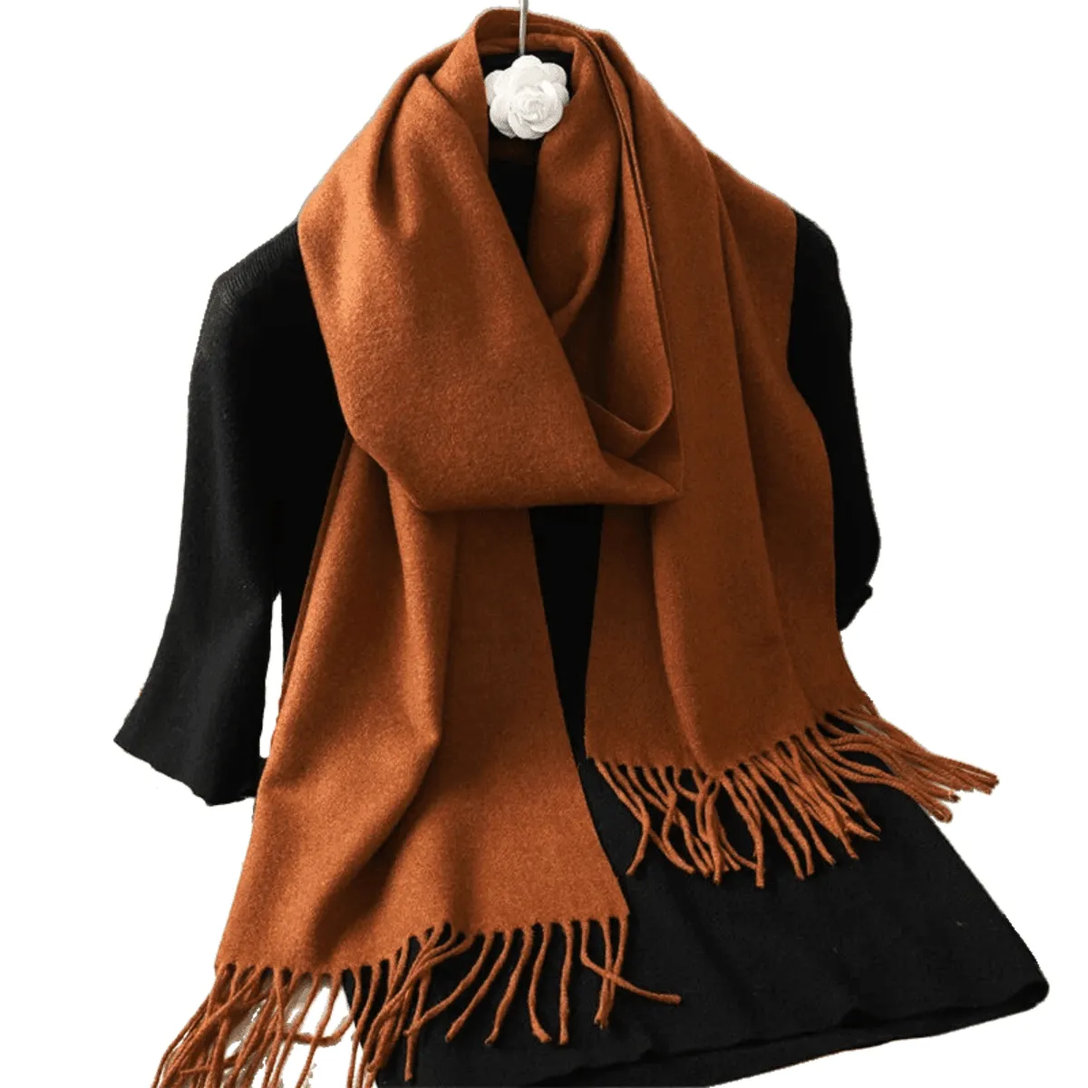 Stylish Scarves, Luxurious Cashmere Blend, Warm & Soft, Elegant Design, Lightweight, Versatile Use, Over 69in Length, 62 Colors