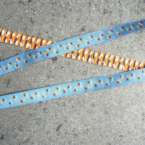 Sue Spargo Ribbon : Cuppa Flowers - Blue