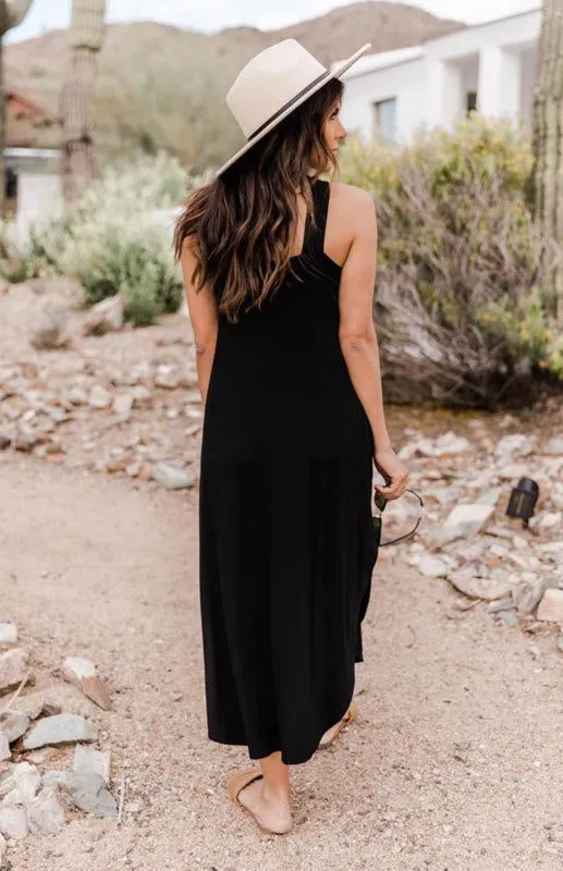Summer Breeze Airy Sleeveless Hanging Neck Dresses
