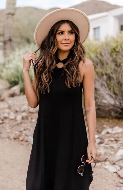 Summer Breeze Airy Sleeveless Hanging Neck Dresses