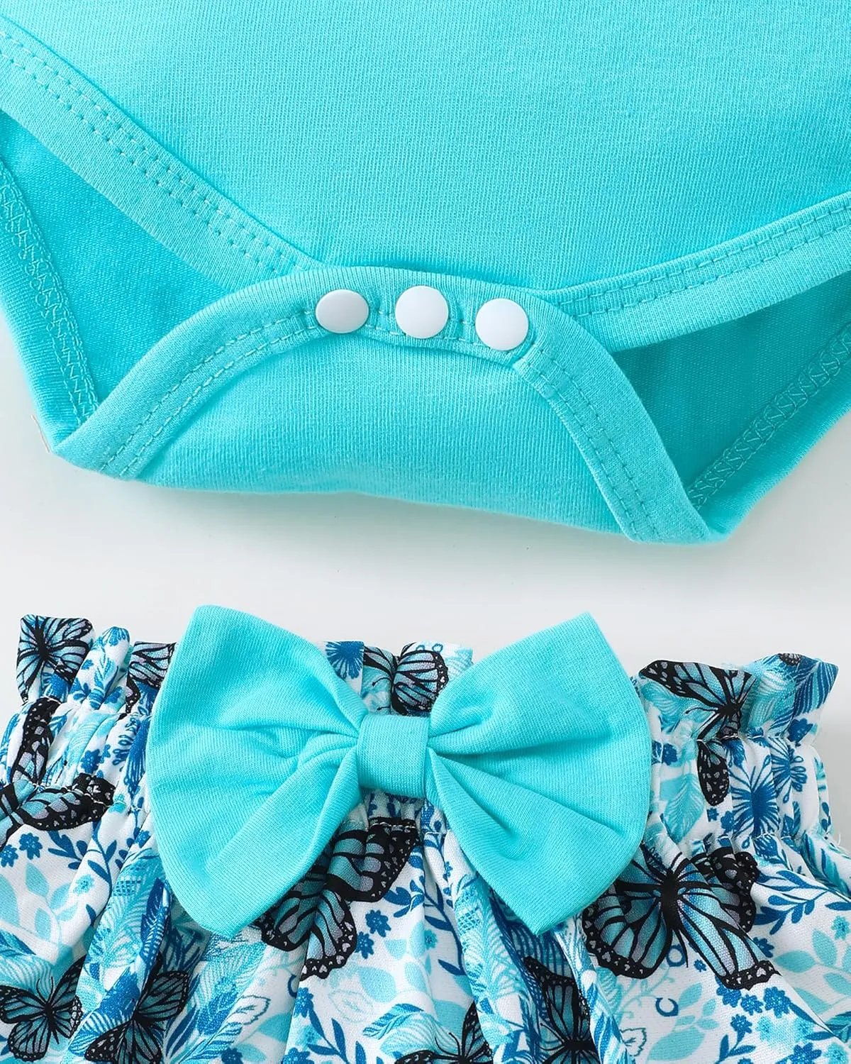 SUNNY PIGGY Baby Girl Clothes Newborn Dress Infant Romper Summer Outfit Cute Toddler Clothing Skirt Set